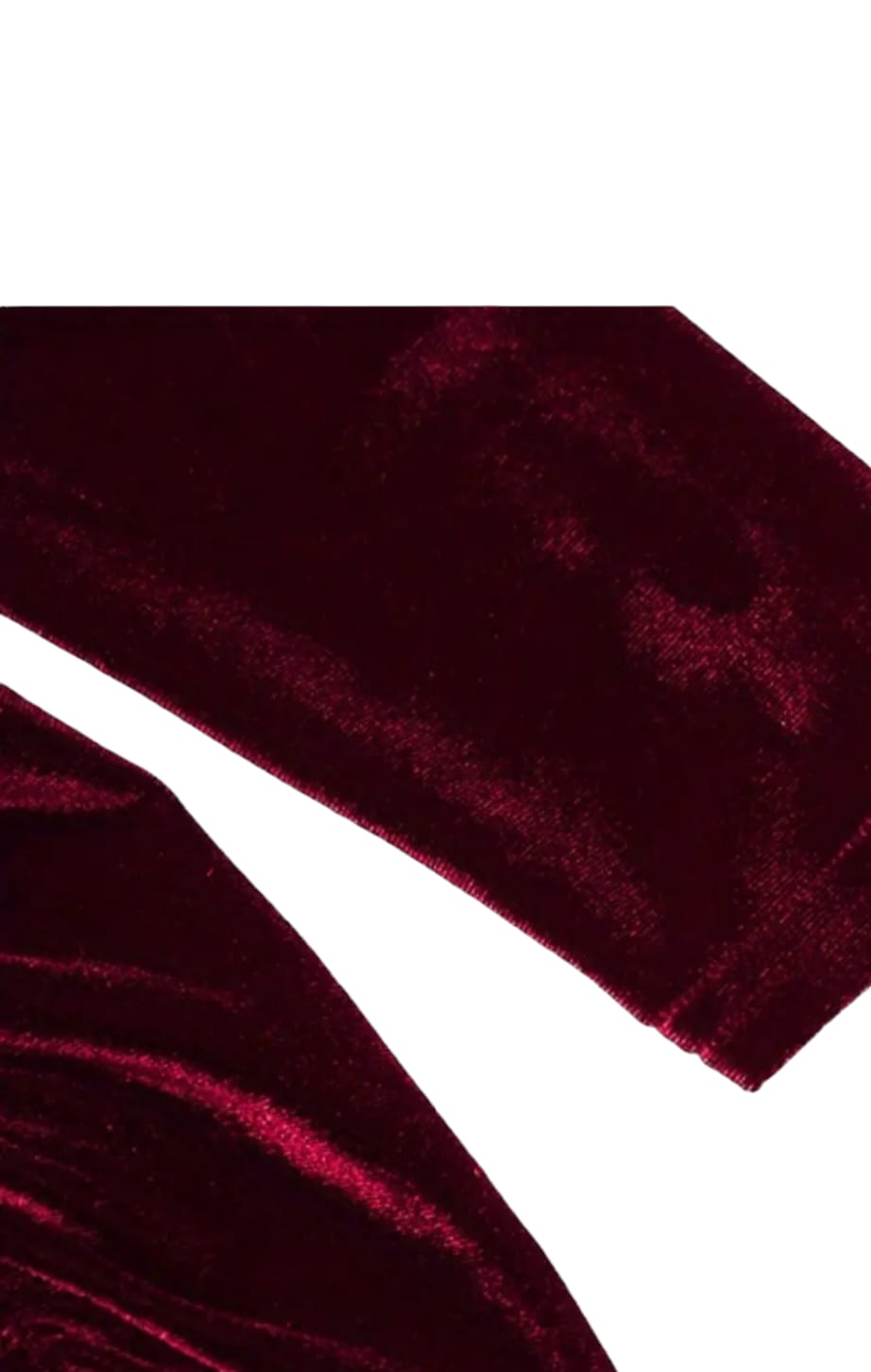 Rochie eleganta dama, Catifea, Rosu, Maneca lunga, model 201 - imagine 3